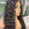 Water Wavy Silk Base Wigs Glueless Silk Top Lace Front Wig Lace Frontal Human Hair Wig Water Wave With Baby Hair5502104