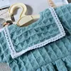 The latest 36X26CM size towel, waffle bow princess dress style, a variety of colors, cute, beautiful and very durable hand towels