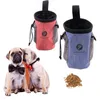 Portable Pet Dog Treat Pouch Outdoor Training Food Storage Bags Detachable Feeder Bag with Pocket Puppy Snack Reward