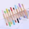 Natural Bamboo Toothbrush Tools Wood Cepillo De Dientes Soft Bristles Natural Eco Bamboo Fibre Travel Wooden Handle Toothbrush