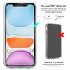 Custodia per telefono trasparente con protezione completa a 360 gradi per iPhone 12 tpupetpc Cover rigida e morbida per Huawei Samsung Xiaomi