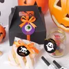 Halloween Förpackning Tätning Tag Hängande Presentkort Bakning Meddelande Papper Kort Godis Gifts Etiketter Klistermärken DIY Dekorativa Tillbehör VT1506