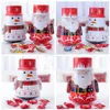 Noël Fer Bonbons Boîte Cadeau Tin Box Enfants Boîte Aux Lettres Cas De Noël Père Noël Bonhomme De Neige Imprimé Bocal Scellé Boîtes D'emballage Décorations RRA3471