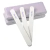 25 Pz/lotto trasferimento di file 100/180 Grits Double sideNail Levigatura File Buffing Polish Block Half Moon Nail Polishing Files Pedicure Manicure Nail Salon Tools