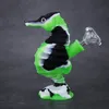 Wasserpfeifen Wasserbong 6 Zoll Tierform Silikon Rauchpfeifen Haustierpaket Bubbler Rohrlinie Crack Cool Dab Rigs zusammenklappbar