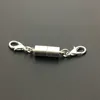 50pcs/lot sliver magnetic chooks jewelry clasps end caps 목걸이 걸쇠 랍스터 클래스와 연결된 엘리 손을위한 핸드 핸드를위한 클래스 커넥터