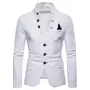 Men's Suits & Blazers Men Sl-im Fits Social Blazer Spring Autumn Fashion Solid Wedding Dress Jacket Casual Business Male Suit229S