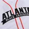 Maillot de baseball rétro de la Ligue noire noire de l'Atlanta pour Baseball Stadium de haute qualité broderie 09 279r