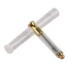 Messing Knuckles Cartridges Pyrex Glass Atomizer 1.0ml Gold Bud Touch Dikke olie Vape Pen Tank Drip Tip met Logo NEWA37