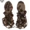 40cm Claw Syntheticsper i capelli Ponytail 16 Colors Simulation Human Hair ponytails Bundles CP222 by DHL7789953