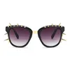 Lovely new popular studs sunglasses fashion cool glittering dazzling luxury designer stylish women sunglasses uv proof