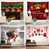 Christmas Theme Wall Hanging Tapestry Christmas Wall Decor New Year Home Decoration Festival Party Decor 200x150cm Yoga Mat9055048