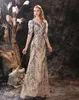 Cocktail Dresses Sequins Appliques Long Sleeve Illusion Homecoming Dress Stock Cheap Prom Gowns Floor Length Party Wear