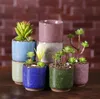 Ice Crack Flower Pots Succulent Garden Planten Pot Mini Thumb Desk Office Flowerpots keramische hoge kwaliteit