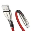 Stop tytanu Duża prędkość 2.4A Kable USB Szybka ładowarka Micro typu C Kabel ładujący 1 M 2m 3m