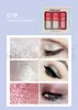 Fit Colors 6 Colors Glitter Liquid Eyeshadow Crystal Liner Eye shadow Stick 3pcs/set Diamond Shimmer Mini Eye shadows Set