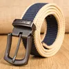 Military Tactical Belt Men Canvas Belts for Jeans Male Casual Metal Pin Detachable Buckle Straps Belt ceintures 140 150 160 cm LJ200901