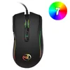 Möss HXSJ Gaming Mouse 3200DPI 7 Färger Led Backbellit High-end Optical Professional and Ergonomics Design för CS1