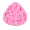 3D DIY Animal Sea Beach Supplies Silicone Mold Chokladkaka dekoration Tillbehör 8,5 * 7.4 * 1,9 cm