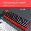 Ensemble clavier et souris sans fil 2,4 GHz ultra fin pour ordinateur portable, bureau, bureau