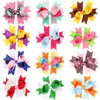 15663 Baby Girls Mulit-color Bowknot Barrettes Ribbon Bow Hair Clips Princess Girls hairpin Barrette Girls Children Accessories
