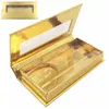 12 * 6cm Eyelash Packaging Box Lash boxar Förpackning Faux Mink Lashes Square Tom Eallyashes Case Pack J0800