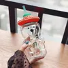 Nova Starbucks estilo latino-americano México ursinho xícara de café copo de palha de vidro copo de água fria241q