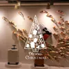 Merry Christmas Window Wall Stickers Ornaments Posters Decals Waterproof Christmas Tree New Year Home Decor JK2009KD