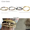 Hot Sale Classical Handmade Braiding Gold Hip Hop Men Pave CZ Zircon Crown Roman Numeral Bracelet Luxury Jewelry Y200807