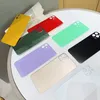 Matte Colorful Back Sticker Vinyl Wrap Protectors for IPhone 12 Mini 11 Pro Max Skin Decal Stickers Film 7Colors 100pcs9857205