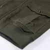 Militares Jacket Casual Sólidos 2020 Outono Nova Masculino Bomber Academia Piloto Casacos multi pocket-Cargo Outwear Casacos T200820 gola