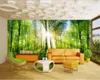 beibehang wallpaper per pareti 3 d Enorme paesaggio forestale full house 3d room wallpaper TV sfondo muro carte da parati decorazioni per la casa
