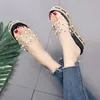 Tofflor 2021 Kvinna Peep Toe Kvinna Rhinestone Skor Ladies Platform Transparent Wedges Kvinnors Beach Casual Summer Footwear1