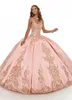 Designer Red Ball Gown Quinceanera Dresses Spaghetti Pärled Keyhole Back Party Pageant Dress for Sweet 16 Girls7542555