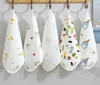Den senaste stilen 25x25cm storlek handduk, många stilar att välja mellan, bomullsgas baby tvätt handkerchief fyrkantiga handdukar