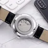 2021ニューラグジュアリーメンズウォッチラージフライホイールローマ数字ダイヤル自動メカニカルウォッチデザイナー腕時計トップブランド本物2089536