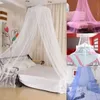 Limit 100 Bianco Rosa Blu Rotondo Pizzo Tenda Cupola Letto Baldacchino Rete Princess Zanzariera1268U