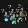 Wasserpfeifen Aschenfänger 14 mm Glas-Ölbrenner mit Außengelenk, Mini-Becher-Bong-Wasserpfeife mit Quarzknaller