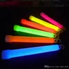 Bâton lumineux multicolore 6 pouces bâton lumineux chimique Camping décoration d'urgence clubs de fête fournitures chimique Fluorescent Q0256