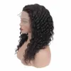 13 * 4 Pelucas delanteras del cordón del cabello humano Pelucas trenzadas negras naturales atractivas calientes con el pelo del bebé 8 "a 24" Onda profunda recta Venta al por mayor Barato