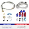 PQY - T3 T4 / T4 T70 T66 T3 / T4 T70 T66 TURBO Linha de retorno de óleo de linha de retorno de óleo Kit de linha de drenagem azul e vermelho PQY-TOL21