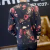 2020 Ceket Erkekler Moda Slim Fit Erkek Çiçek Ceketler Uzun Kollu Rahat Bombacı Ceket Marka Giyim Artı Boyutu Rüzgarlık Mont