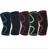 Knit elastic knee protective pads outdoor sports running cycling leg support sleeve skidproof gym training workout knne brace guard