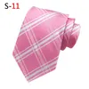 Trendige Herrenkrawatte, 18 farblich passende Patchwork-Sulange-Karostreifen, Joker, perfekter minimalistischer Stil, Mode-Business-Krawatte2422