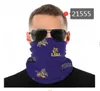 NCAA College LSU Tiger Seamless Neck Gaiter Shield Scarf Bandana Face Masks UV Protection for Motorcycle Cycling Riding Running Headbands