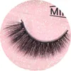 Nya 12stylar 3D Mink False Eyelash Natural Long Makeup Lash Extension i bulk med rosa bakgrundsfartyg6402568