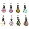 Porta di bottiglia di disinfettante Neoprene Profumo Cover bottiglia di copertura a mano Chapstick Girls Women Jewelry Small Penda 24 Styles Disponibile BT373