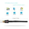 AC 600Mbps 600M Adattatore WiFi USB 2.4G/5GHz Dual Band con Antenna Dongle LAN 802.11ac/a/b/g/n