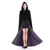 Velvet Hooded Cloaks Winter Wedding Capes Wicca Robe Warm Christmas Long Bridal Wraps Custom Made 2020 New