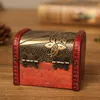 free shipping 200pcs Vintage Jewelry Box Organizer Storage Case Mini Wood Flower Pattern Metal Container Handmade Wooden Small Boxes LX2886